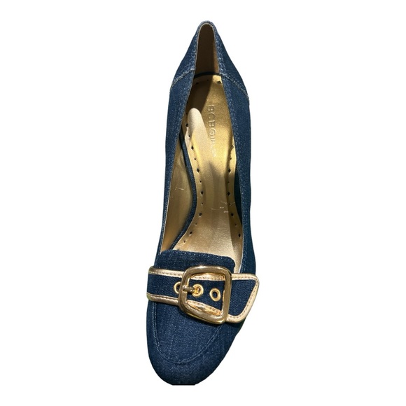 BCBG Blue Denim Heels 4”. New with box Women’s Size 41 - Picture 7 of 7